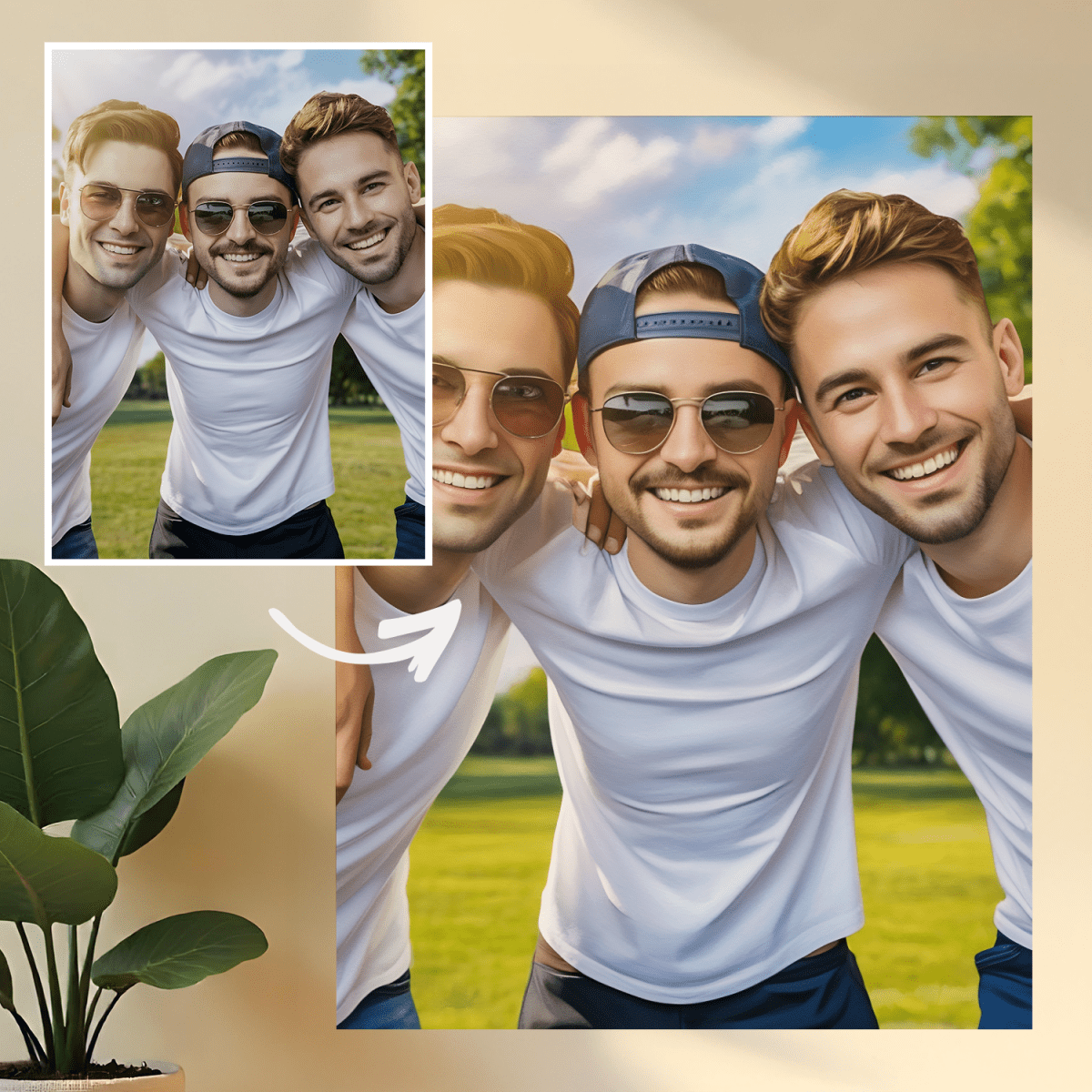 Image of 30 urodziny - druk na szkle, portret z Twojego zdjęcia - Wymaluj Prezent