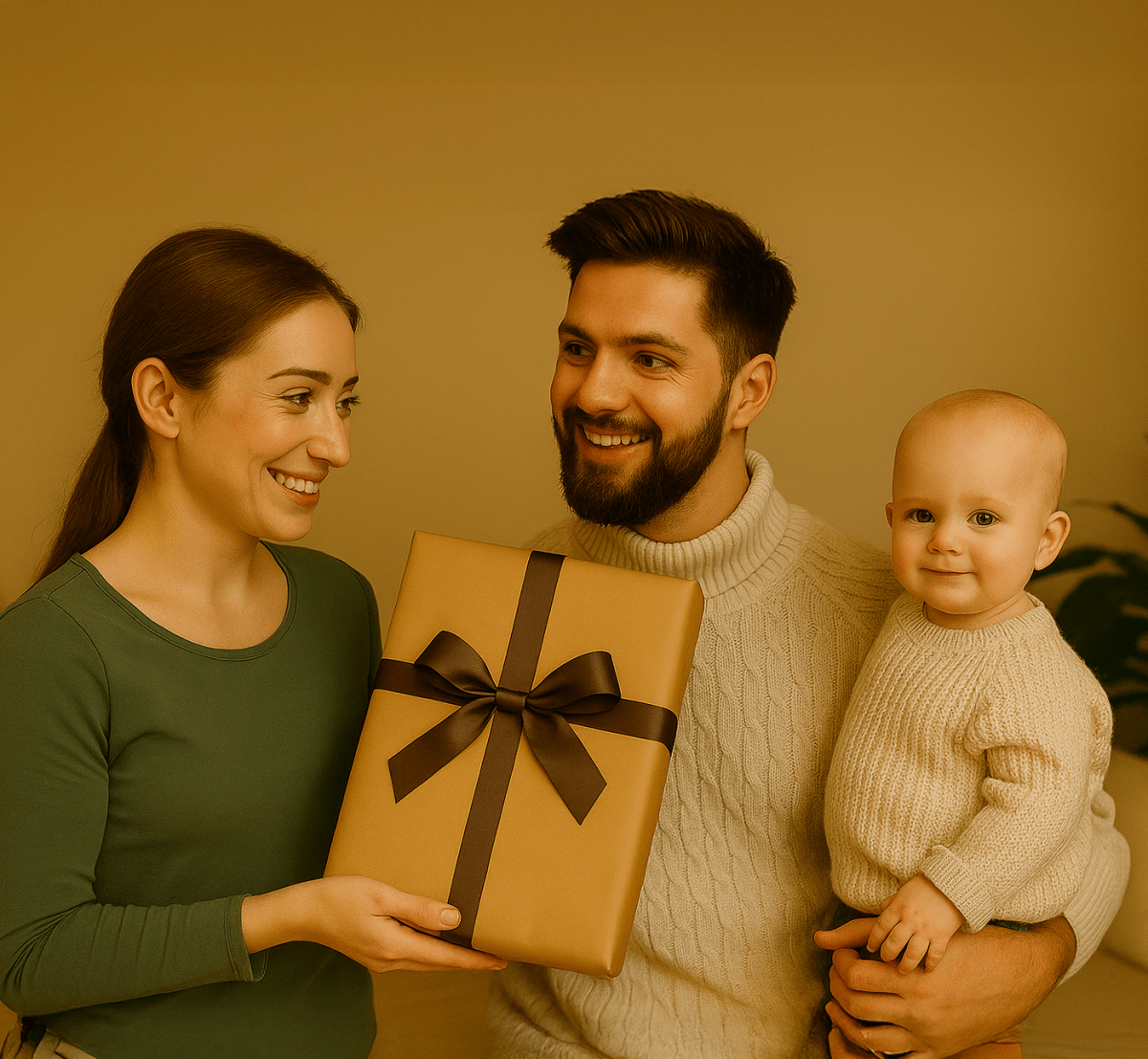 Image of 8 fotografii + napis TATA - obraz na płótnie, kolaż z Twoich zdjęć - Wymaluj Prezent