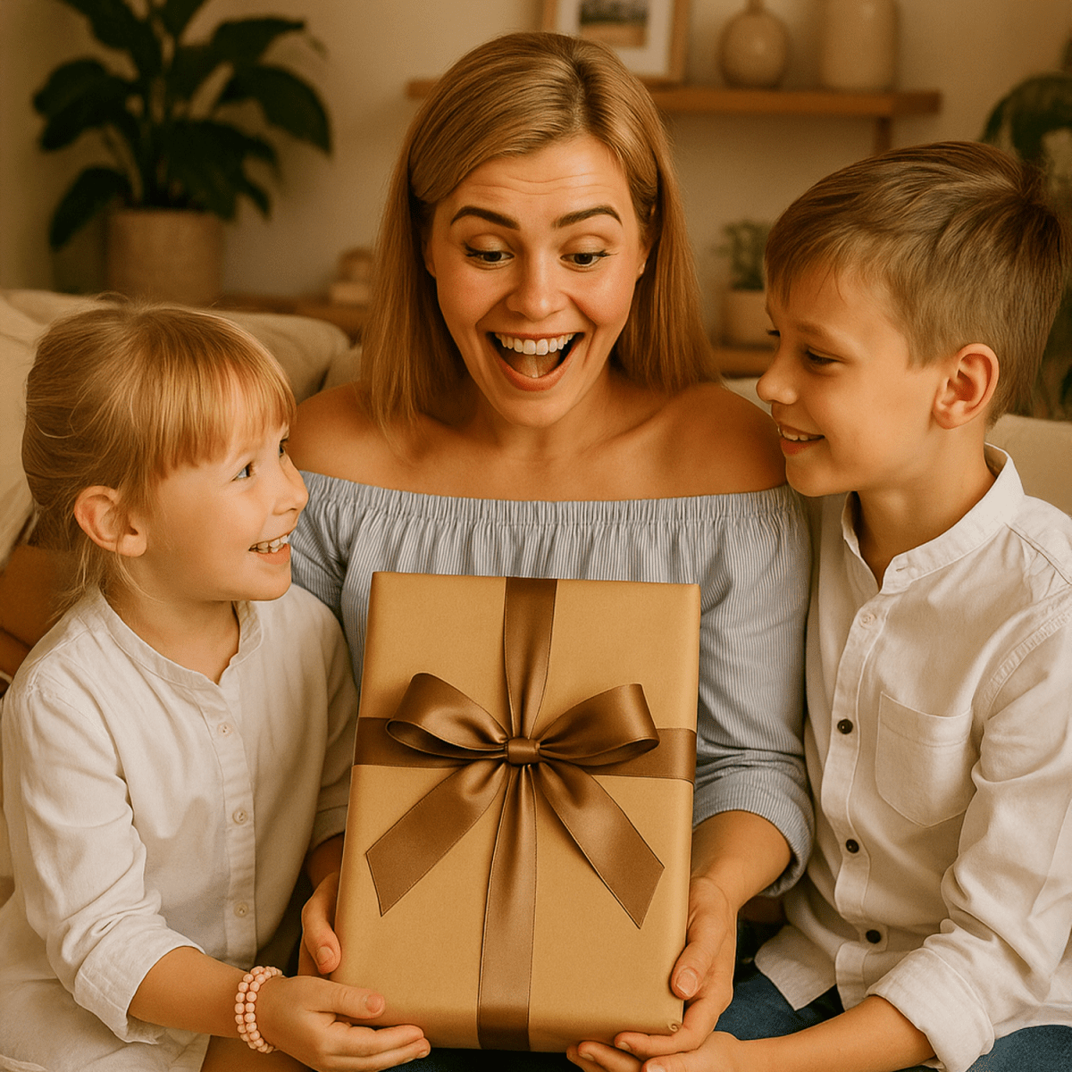 8 zdjęć z mamą + napis - druk na szkle, kolaż z Twoich zdjęć - Wymaluj Prezent