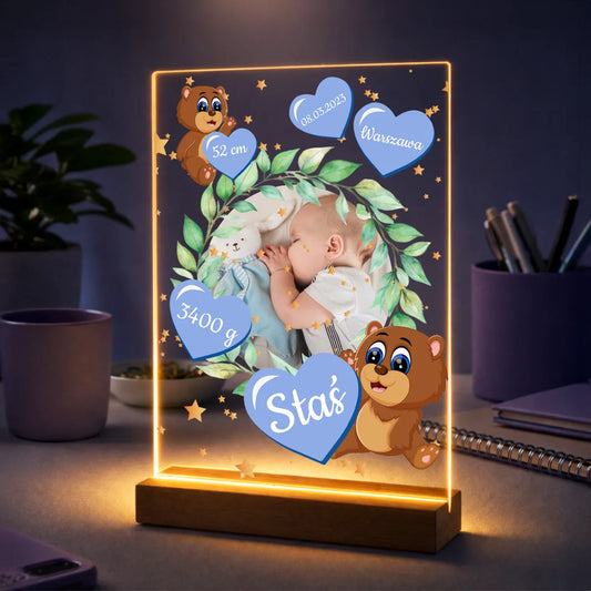 Prezent na narodziny – druk na szkle Mały cud