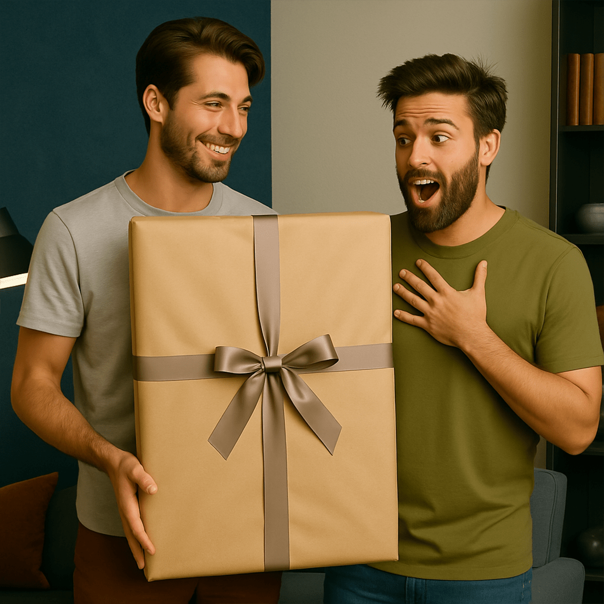 Image of Braterska więź - obraz na płótnie z Twojego zdjęcia - Wymaluj Prezent