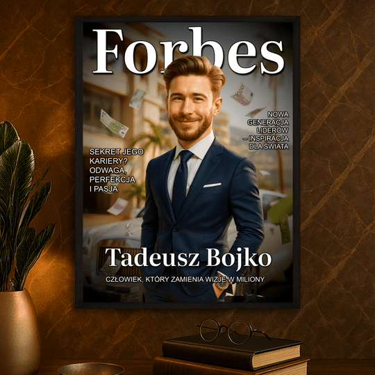 Człowiek sukcesu - plakat z Twojego zdjęcia