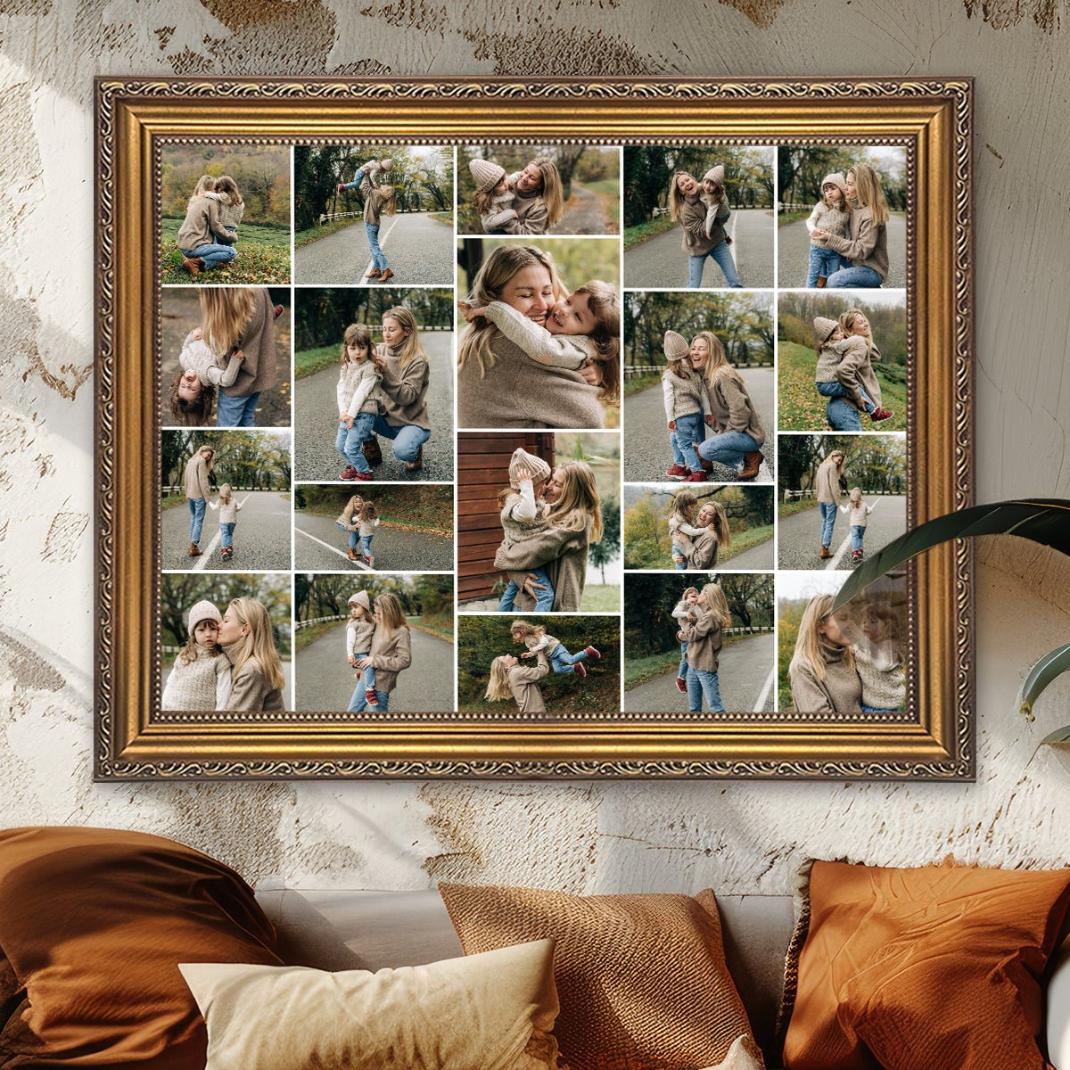 Dla mamy - kolaż na płótnie z Twojego zdjęcia - Wymaluj Prezent