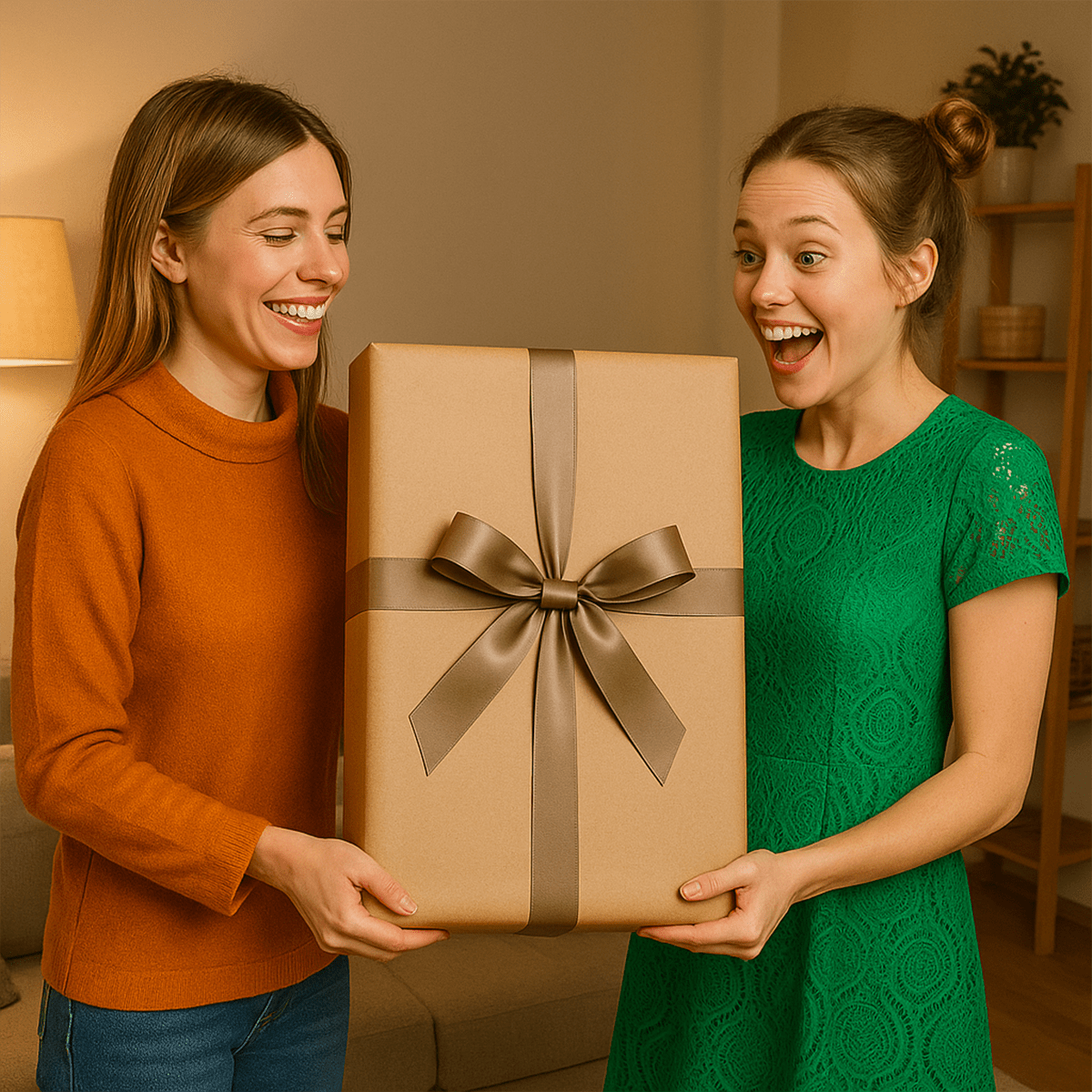 Image of Dwie najlepsze przyjaciółki - obraz na płótnie z Twojego zdjęcia - Wymaluj Prezent