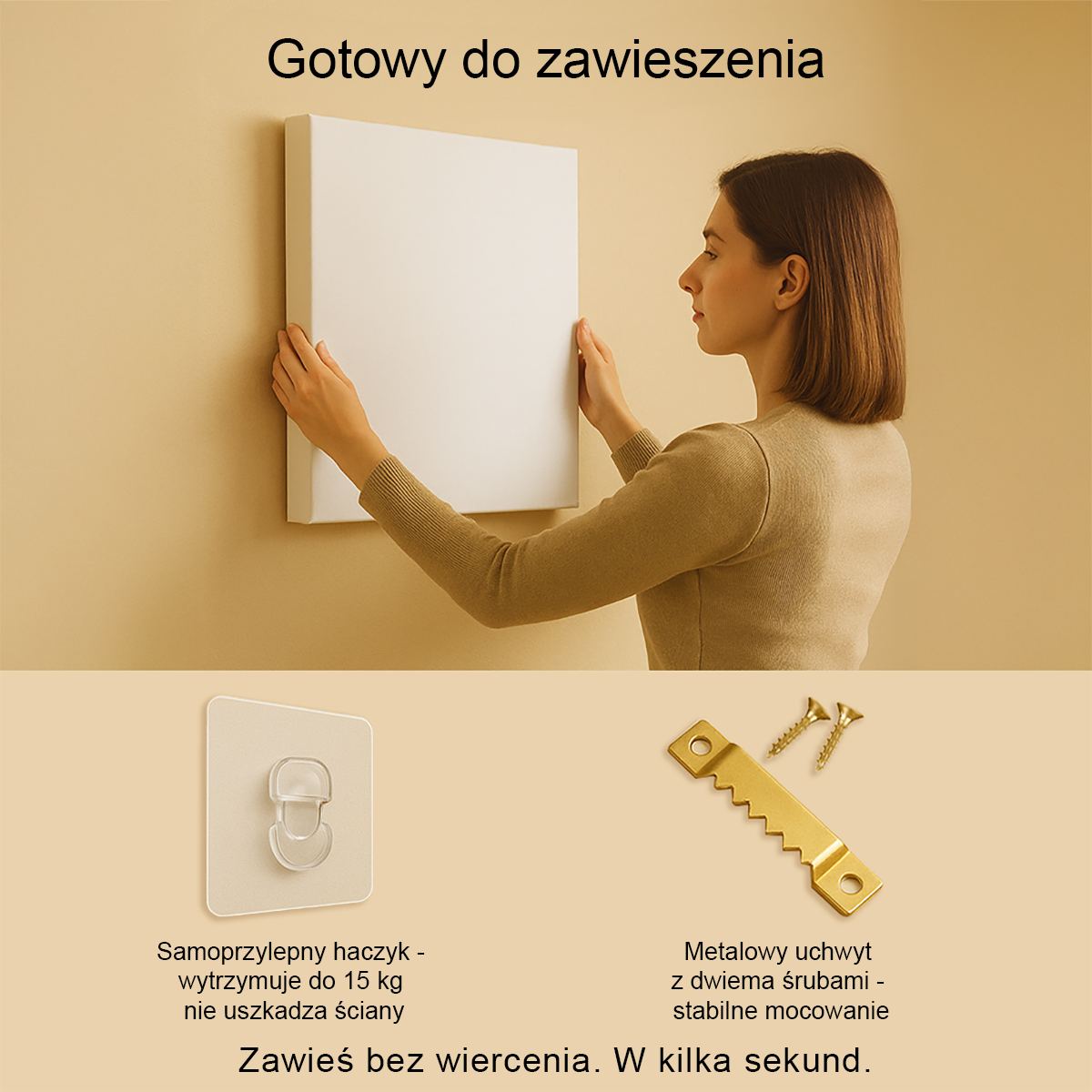 Dworski portret kobiety - obraz na płótnie z Twojego zdjęcia - Wymaluj Prezent