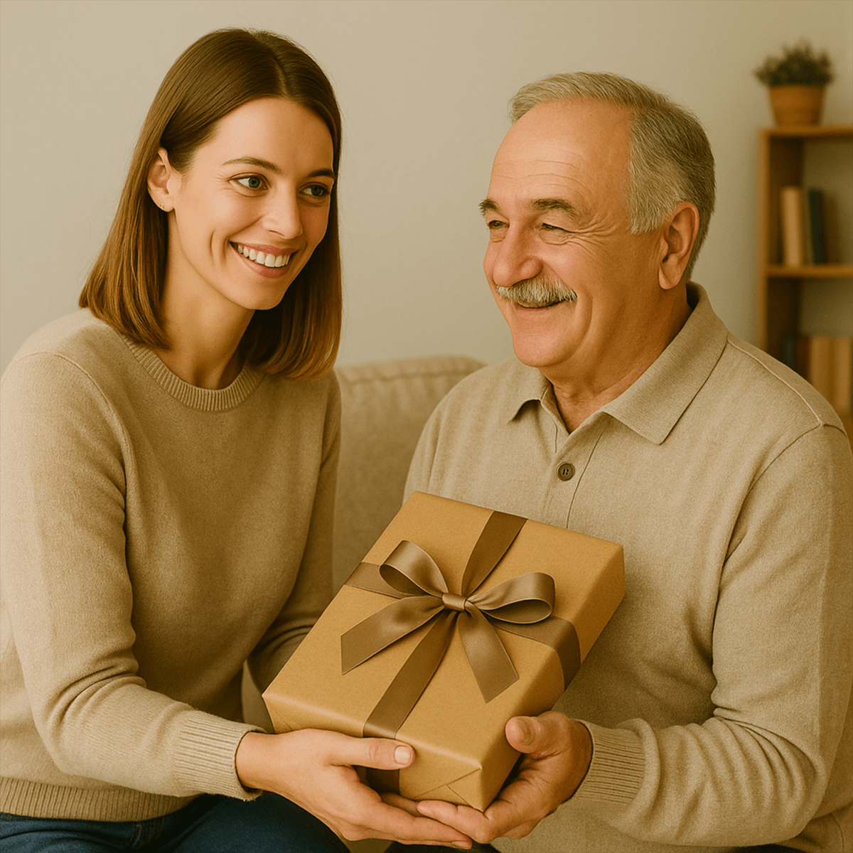 Image of Dziękuję, że zawsze jesteś - druk na szkle, portret z Twojego zdjęcia - Wymaluj Prezent