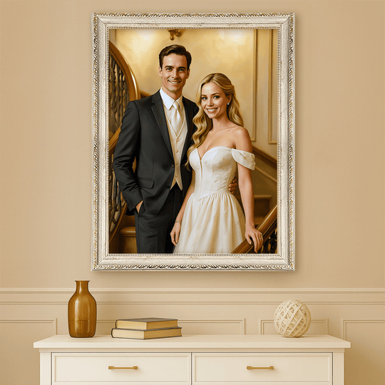 Elegancka para - obraz na płótnie z Twojego zdjęcia