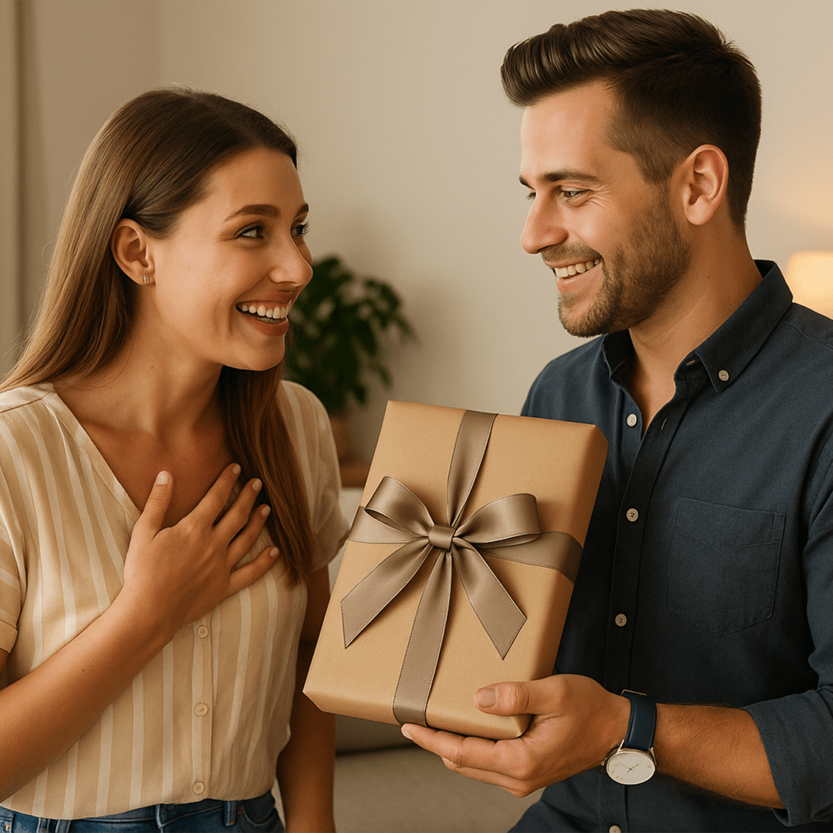 Image of Historia miłości jak z filmu - druk na szkle, portret z Twojego zdjęcia - Wymaluj Prezent