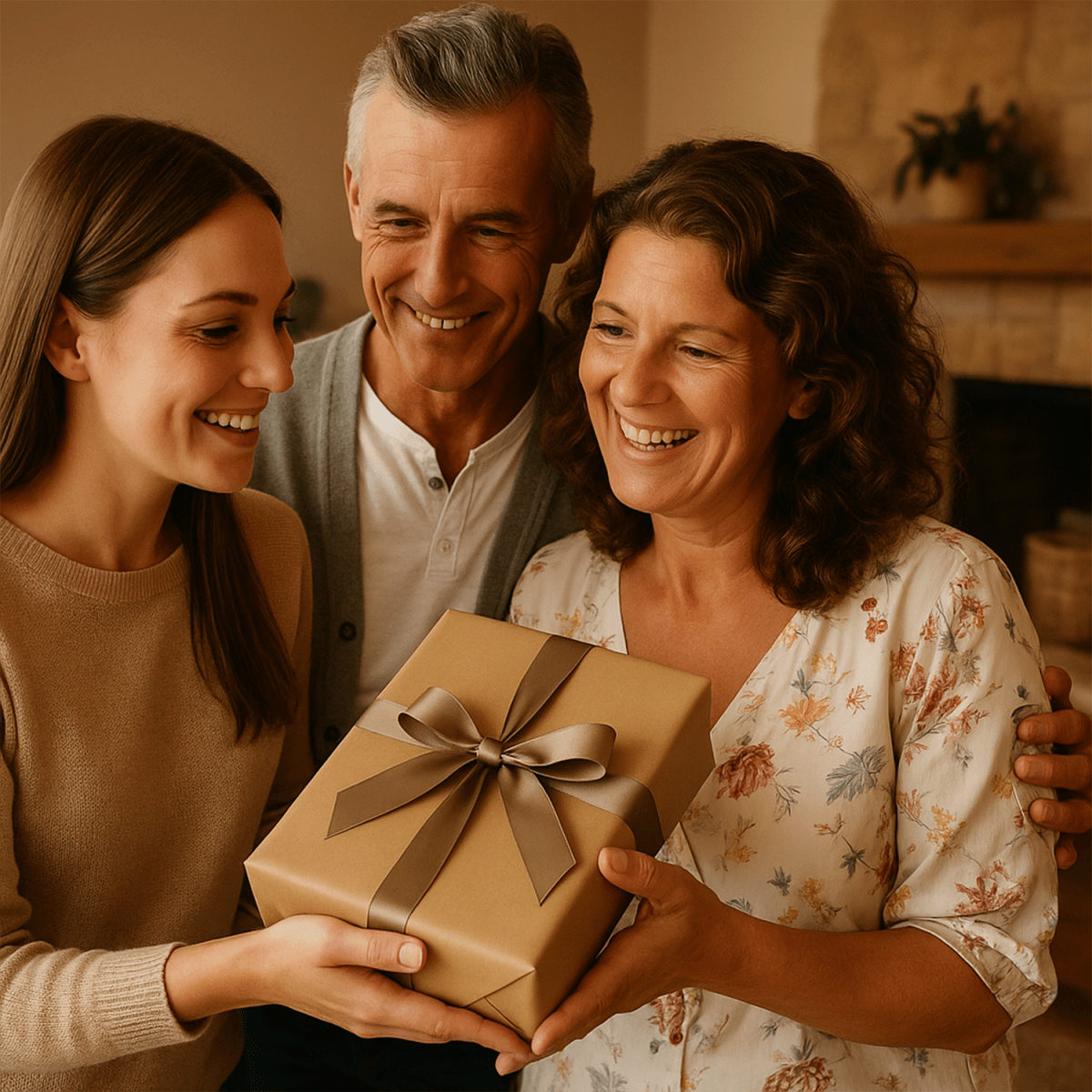 Ilustracja pary małżonków - druk na szkle, portret z Twojego zdjęcia - Wymaluj Prezent