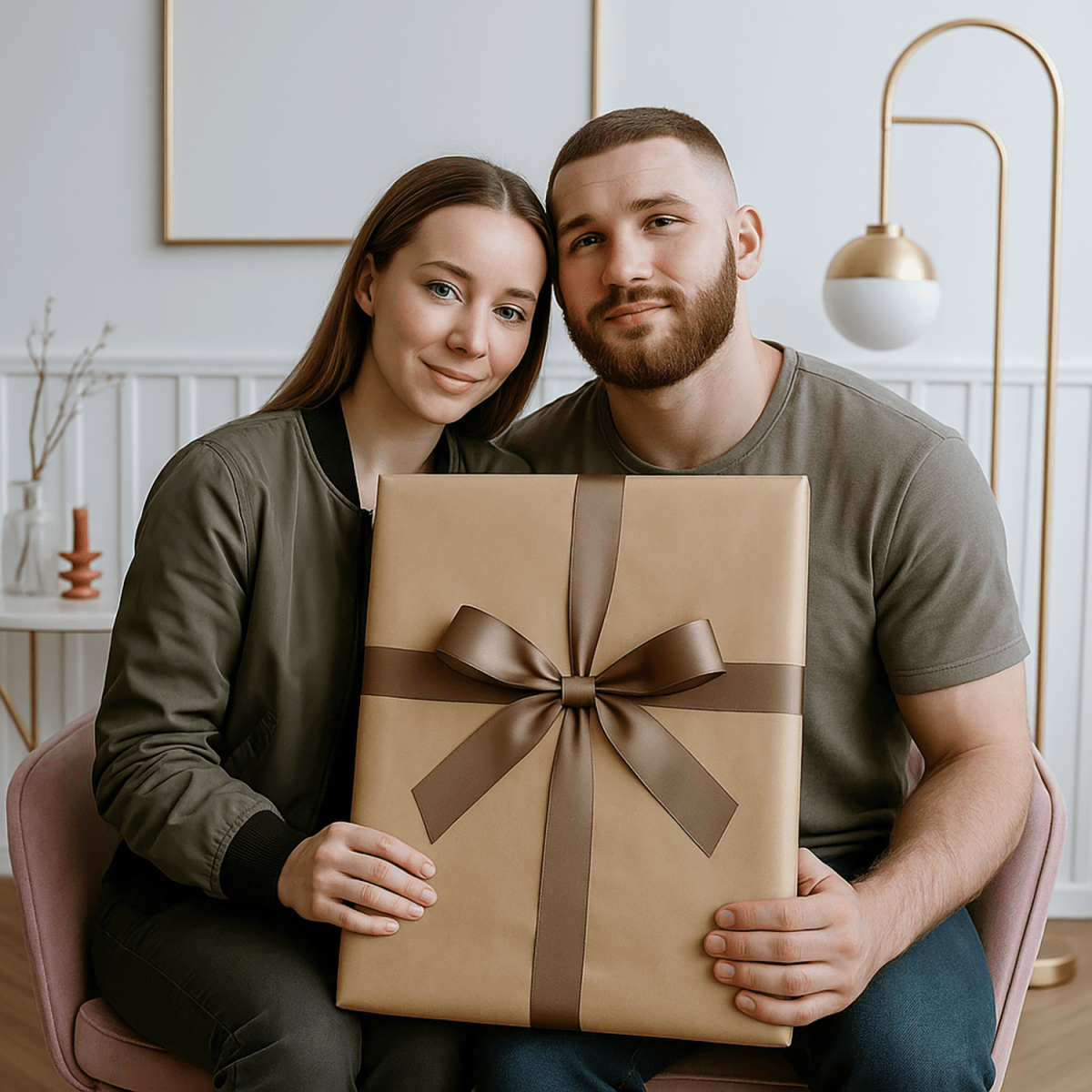 Ilustracja ślubna zakochanych - plakat z Twojego zdjęcia - Wymaluj Prezent