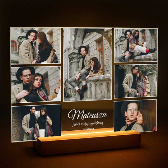 Jesteś moją największą miłością - druk na szkle z Twojego zdjęcia