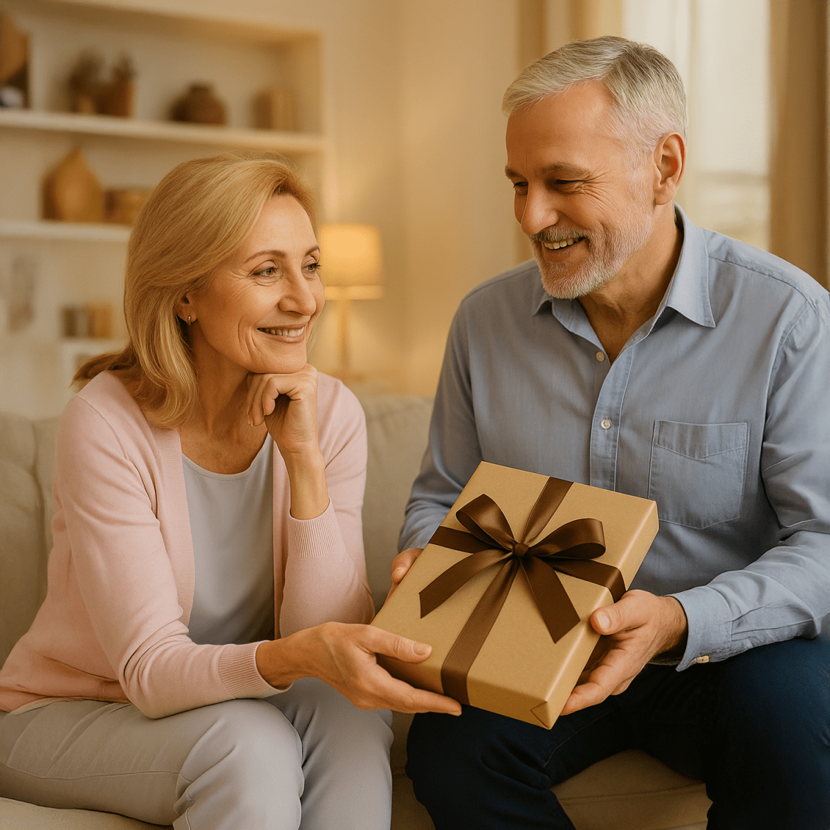 Karykatura na 50. - druk na szkle, portret z Twojego zdjęcia - Wymaluj Prezent