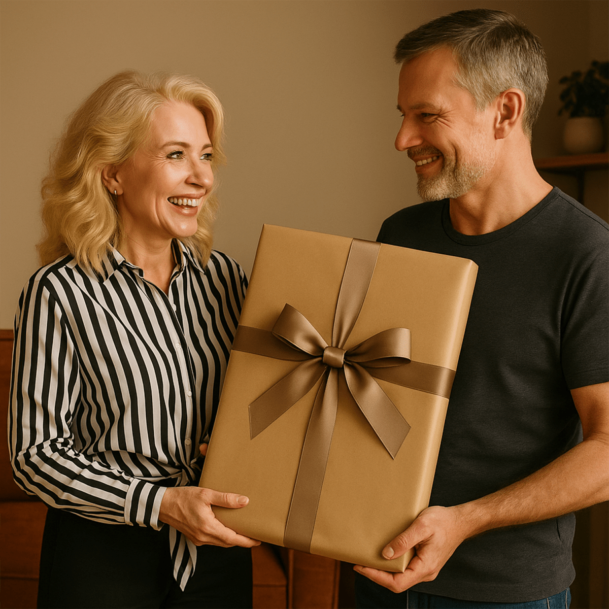 Karykatura z okazji 40. - obraz na płótnie z Twojego zdjęcia - Wymaluj Prezent