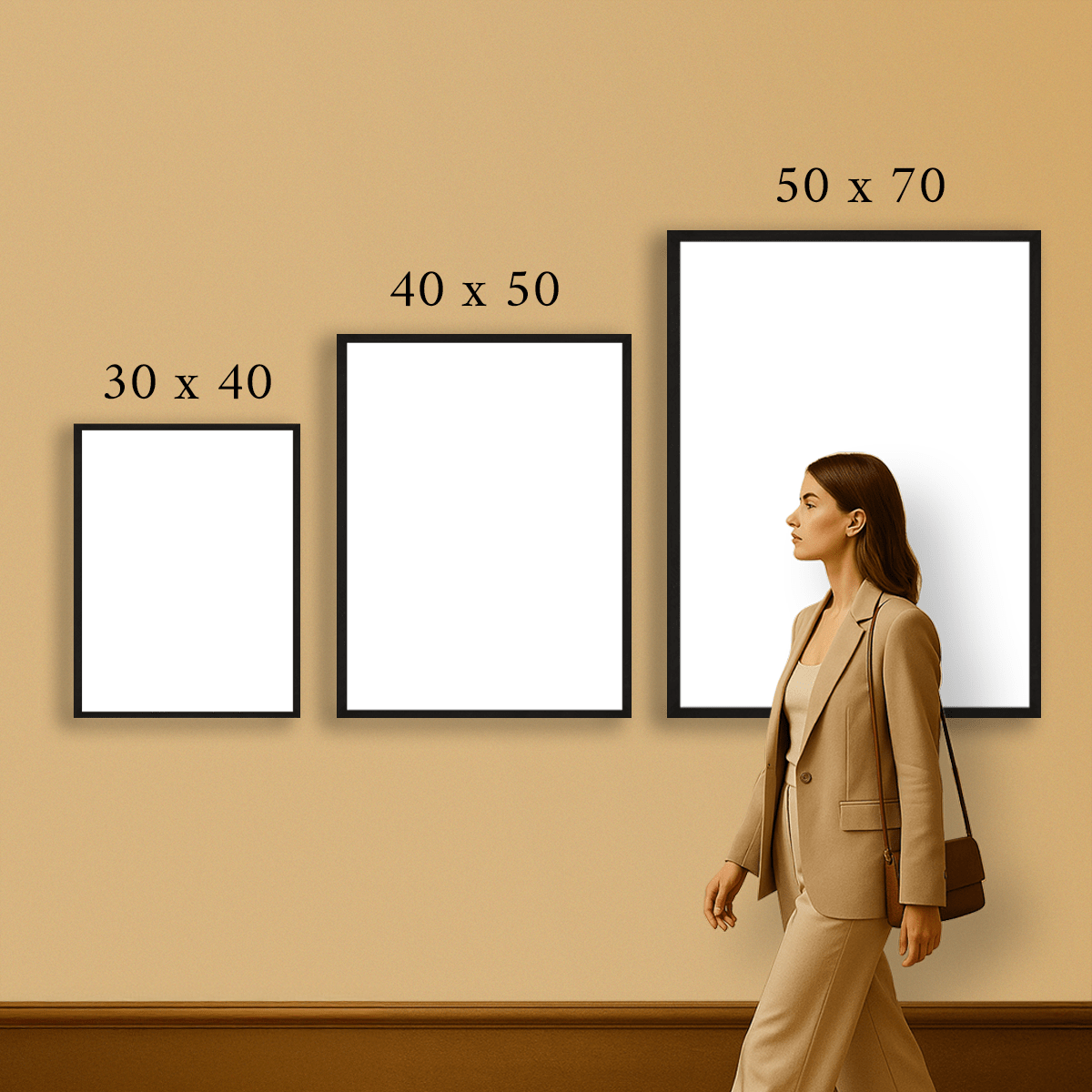 Image of Kolaż 4 zdjęć na 50. - plakat z Twojego zdjęcia - Wymaluj Prezent