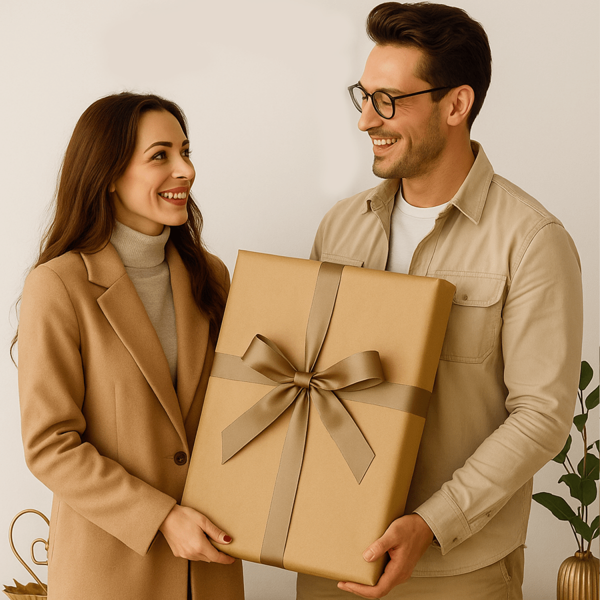 Image of Kolaż zakochanych + napis miłość - plakat z Twojego zdjęcia - Wymaluj Prezent