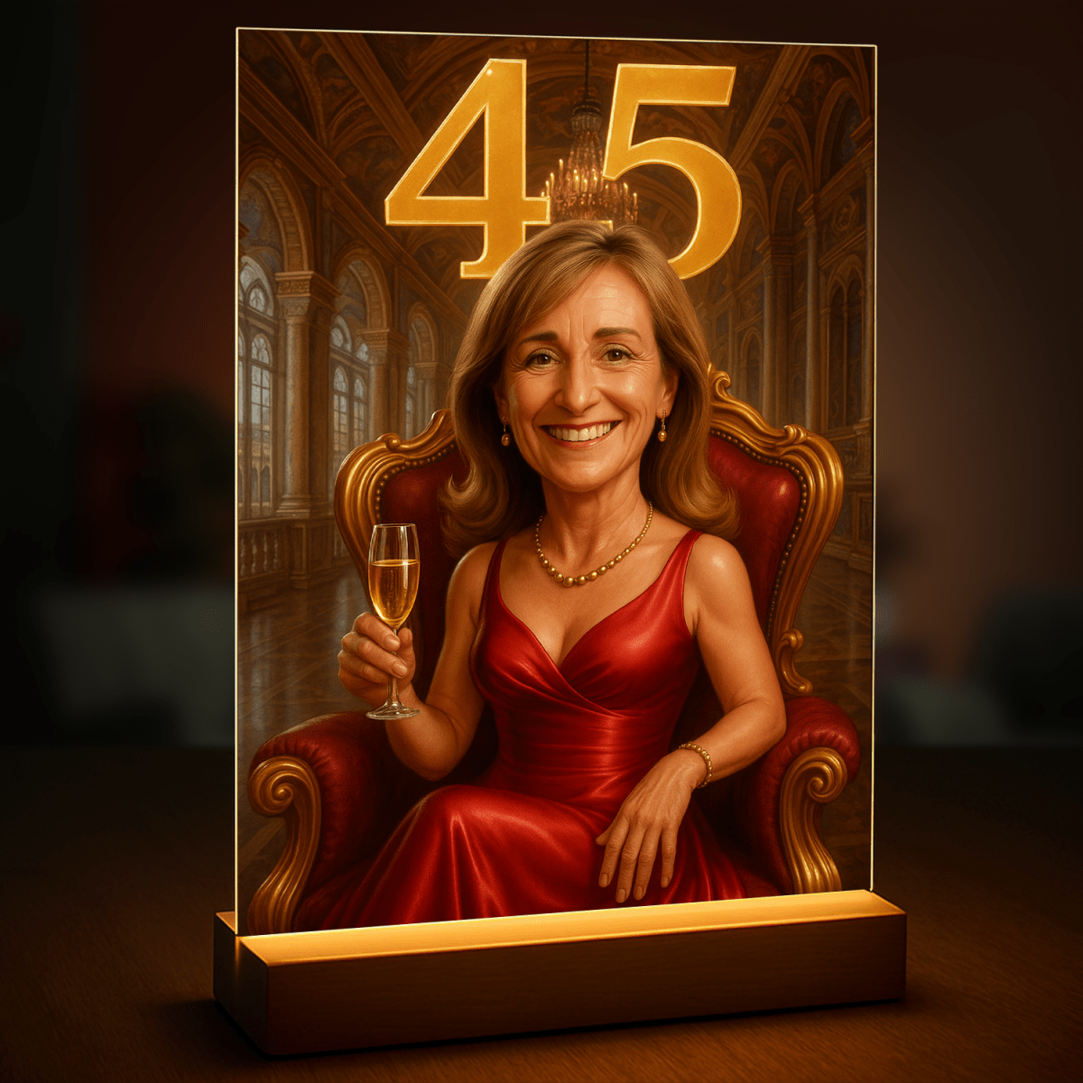 Image of Królewska 45 - tka - druk na szkle, portret z Twojego zdjęcia - Wymaluj Prezent