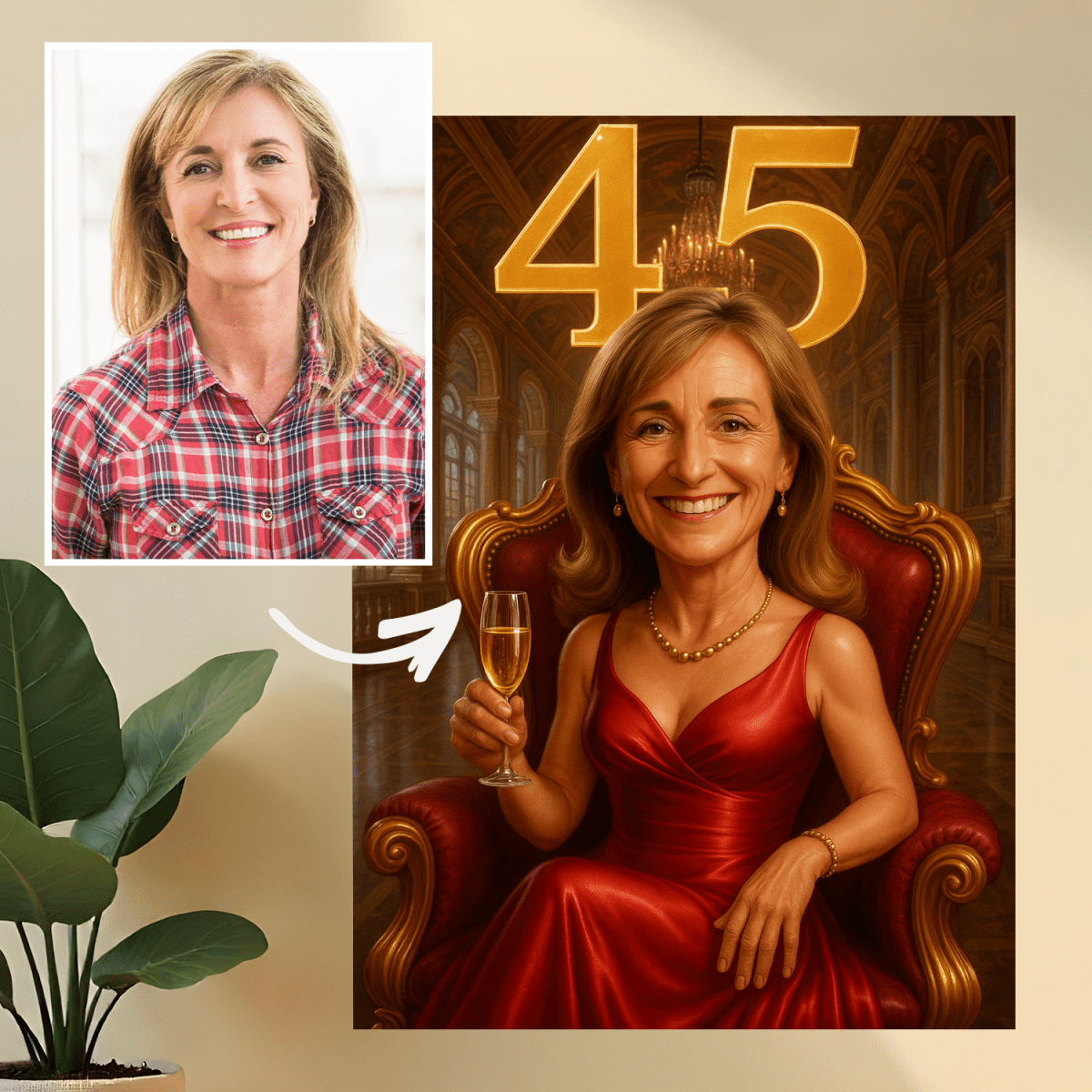 Image of Królewska 45 - tka - druk na szkle, portret z Twojego zdjęcia - Wymaluj Prezent