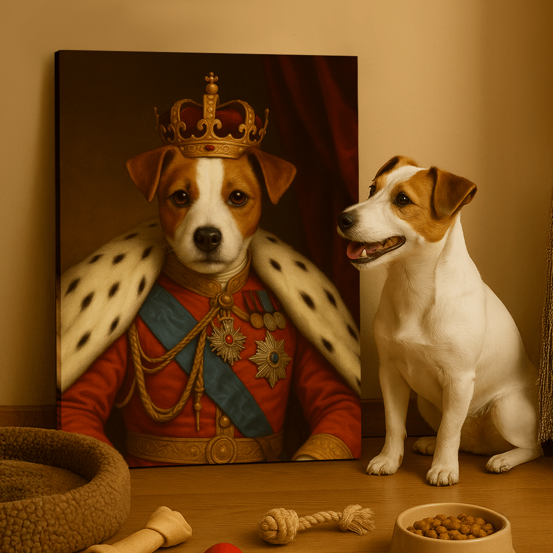 Image of Królewski pupil - obraz na płótnie z Twojego zdjęcia - Wymaluj Prezent