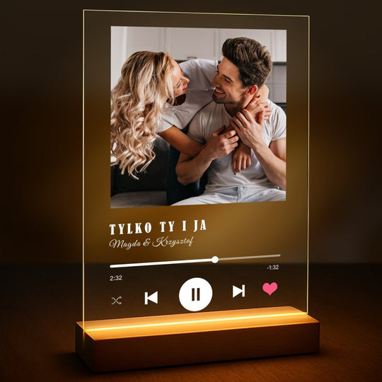 Kwitnąca miłość pary - druk na szkle z Twojego zdjęcia