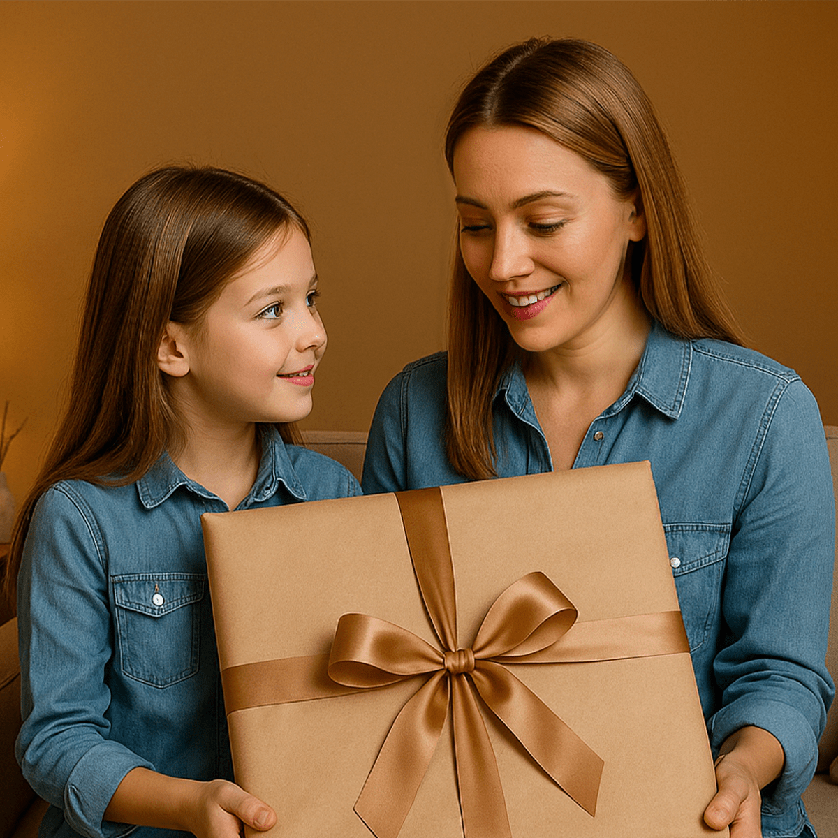 Image of Mama i córka - obraz na płótnie z Twojego zdjęcia - Wymaluj Prezent