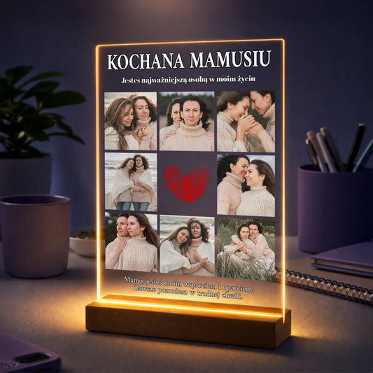 Pomysł na prezent dla mamy na urodziny - kolaż 8 zdjęć + tekst