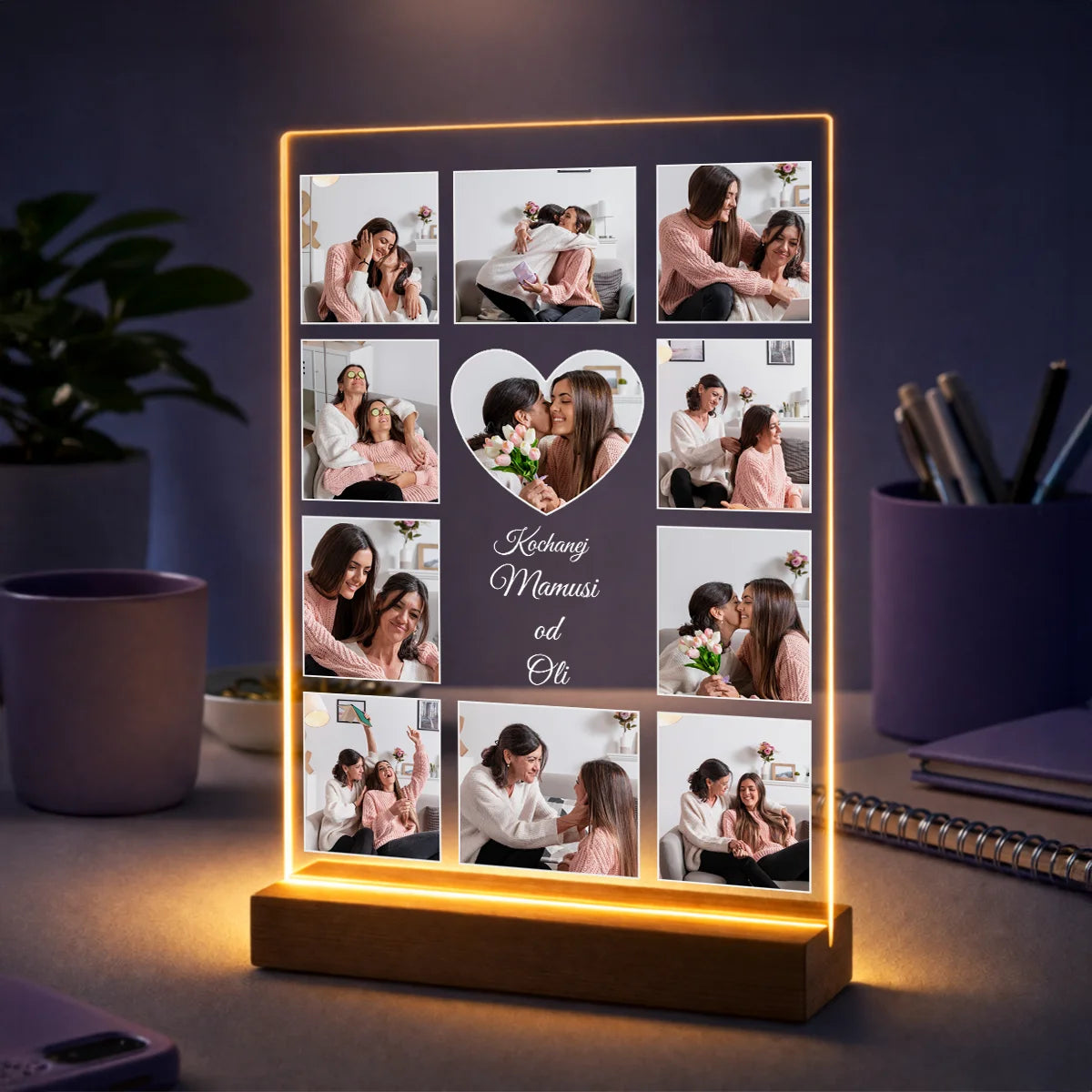 Oryginalny prezent dla mamy na Dzień Matki – kolaż 11 zdjęć + Twój tekst