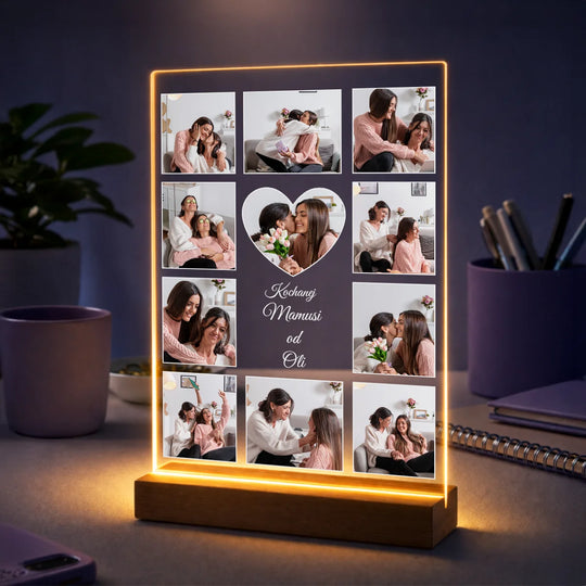 Oryginalny prezent dla mamy na Dzień Matki – kolaż 11 zdjęć + Twój tekst