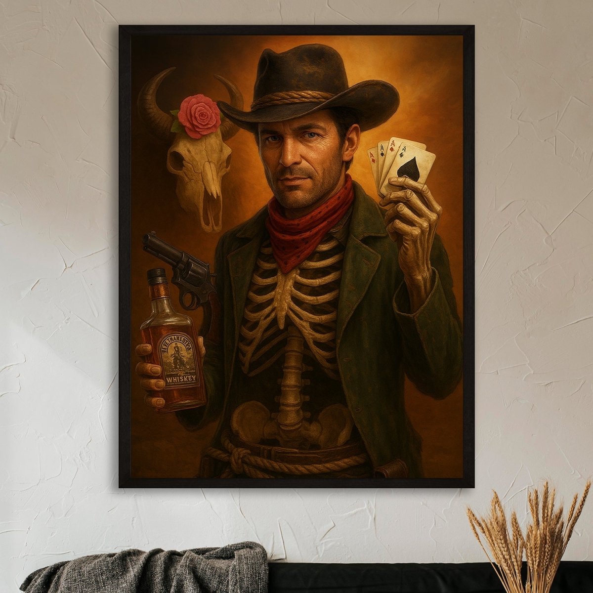 Image of Mężczyzna w stylu halloween - plakat z Twojego zdjęcia - Wymaluj Prezent