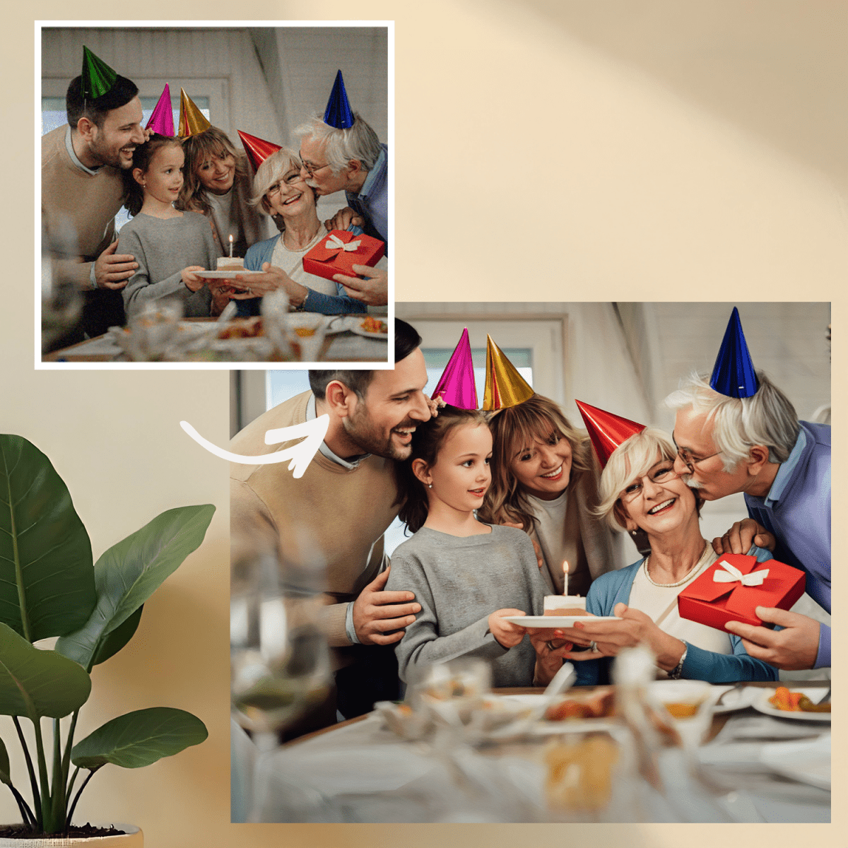 Na 70. urodziny - druk na szkle, portret z Twojego zdjęcia - Wymaluj Prezent