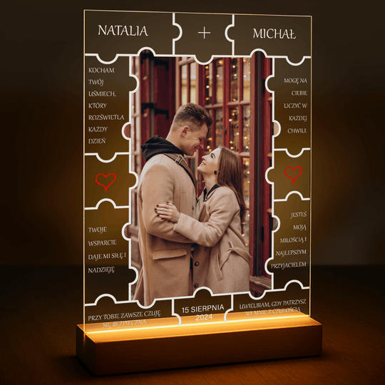 Na rocznicę dla ukochanego - druk na szkle z Twojego zdjęcia