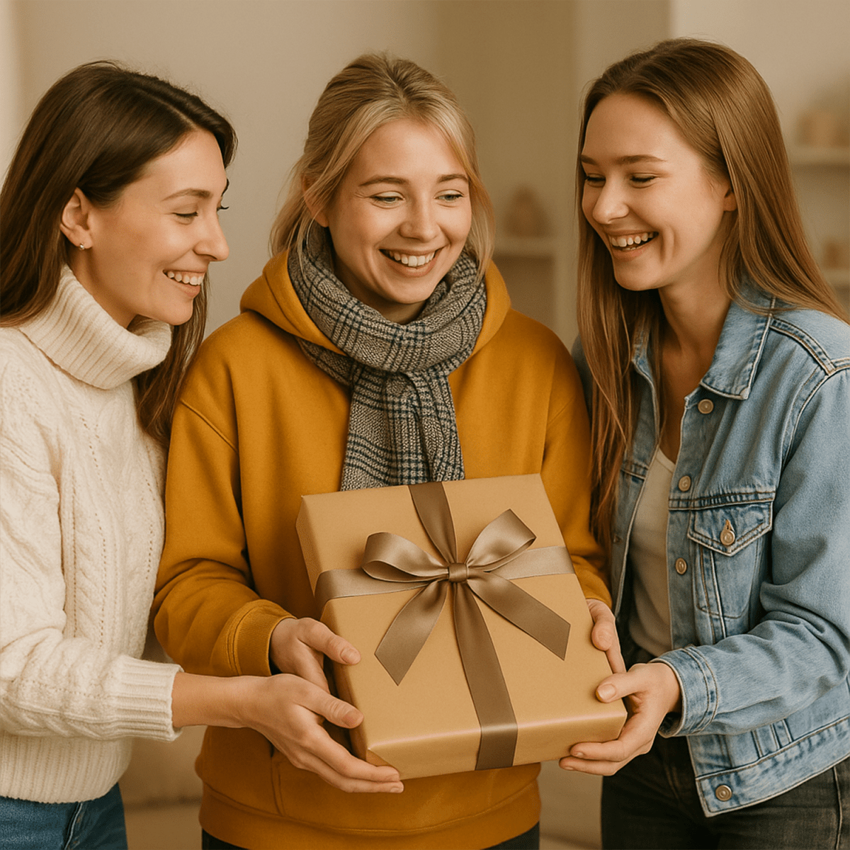 Najlepsze przyjaciółki w karykaturalnym stylu - druk na szkle, portret z Twojego zdjęcia - Wymaluj Prezent