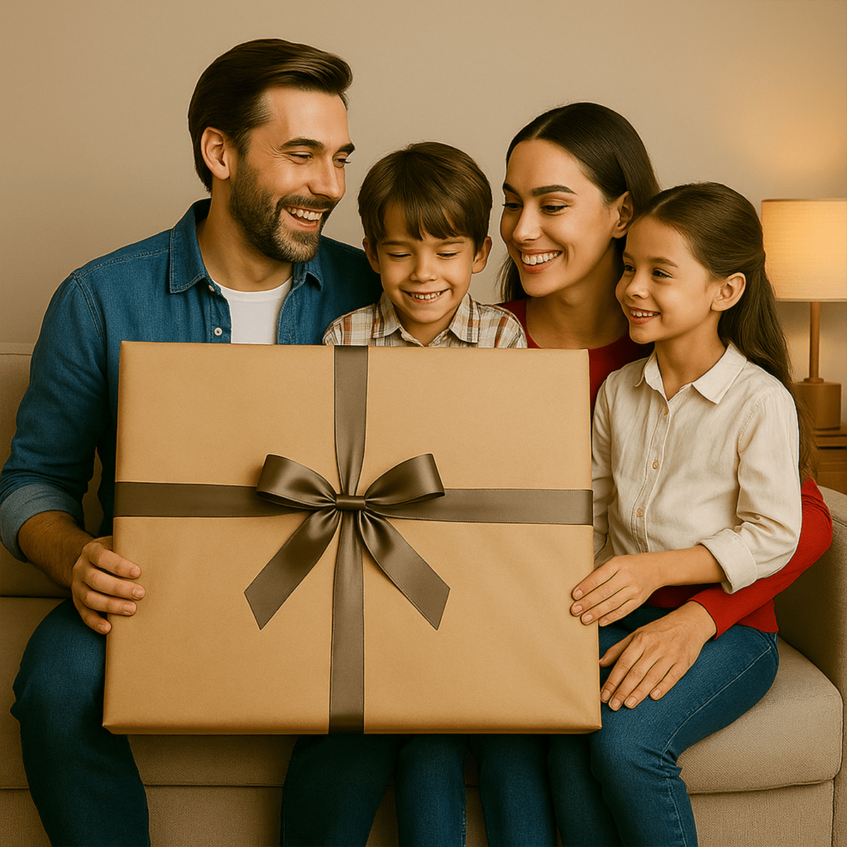 Image of Nasza rodzina - obraz na płótnie z Twojego zdjęcia - Wymaluj Prezent