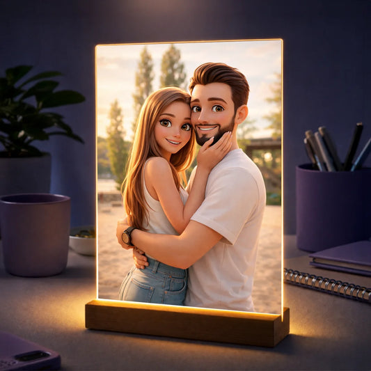 Oryginalny prezent dla niej i dla niego na rocznicę – portret ze zdjęcia na szkle