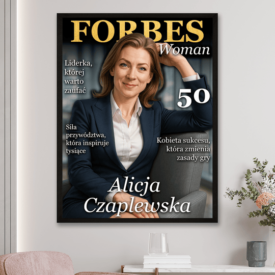 Okładka magazynu na 50. - plakat z Twojego zdjęcia
