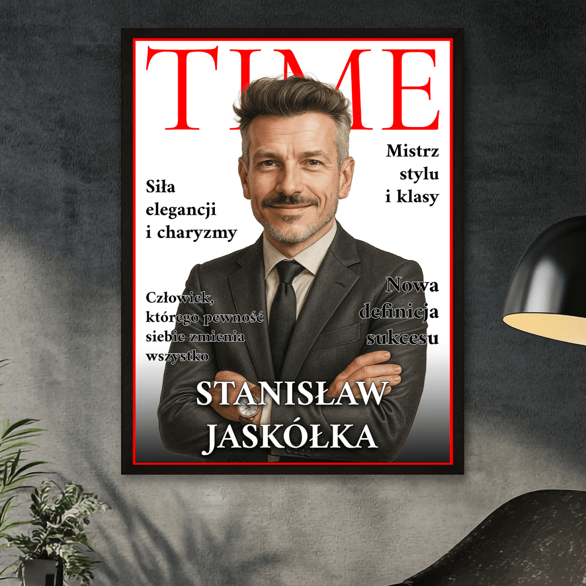 Okładka Time Magazine - plakat z Twojego zdjęcia - Wymaluj Prezent