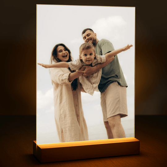 Pamiątka szczęśliwej rodziny - druk na szkle z Twojego zdjęcia