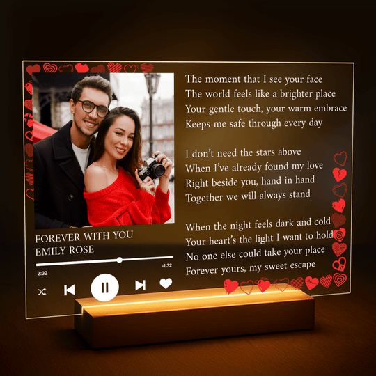 Piosenka zakochanych - druk na szkle z Twojego zdjęcia