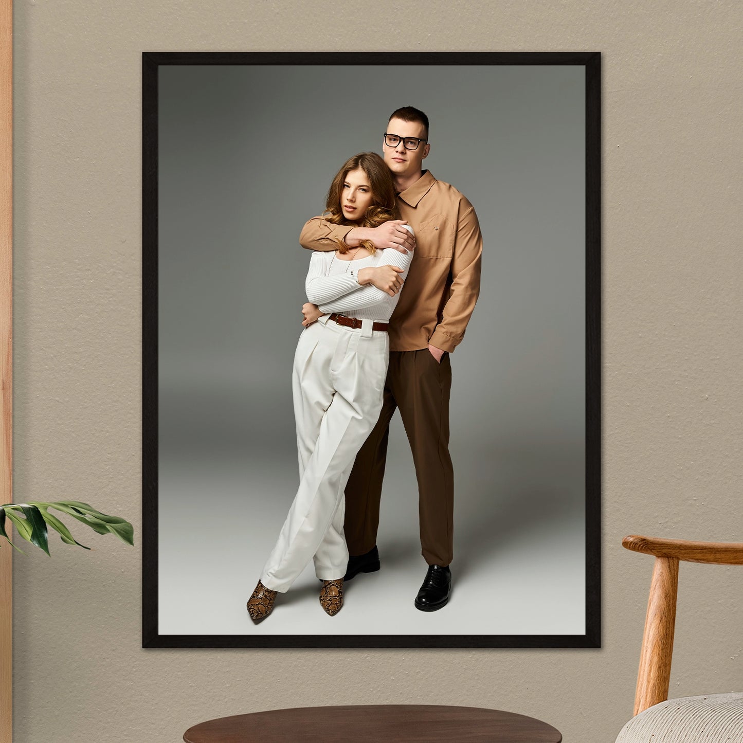 Oryginalny prezent dla pary na rocznicę – plakat ze zdjęciem Wspólny Kadr