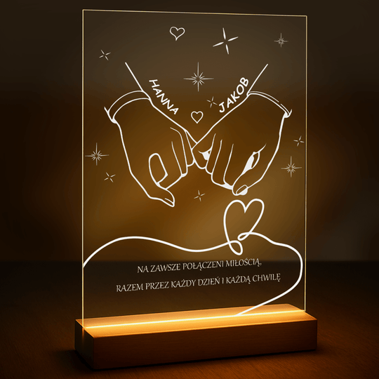 Połączeni miłością - druk na szkle z Twojego zdjęcia