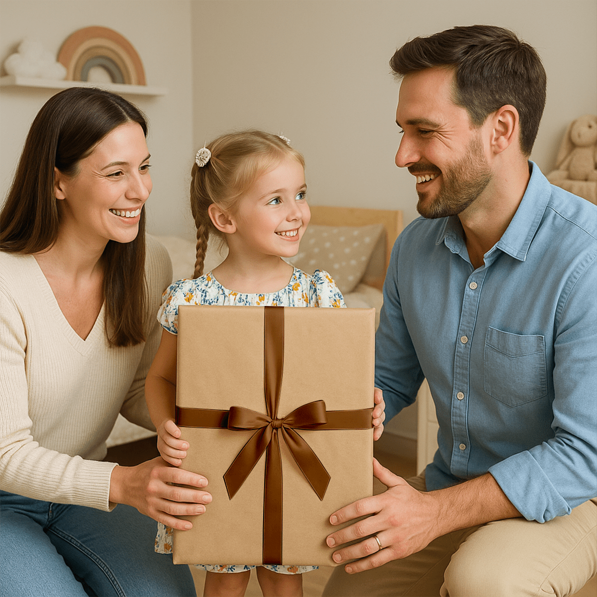 Image of Portret dziewczynki - obraz na płótnie z Twojego zdjęcia - Wymaluj Prezent