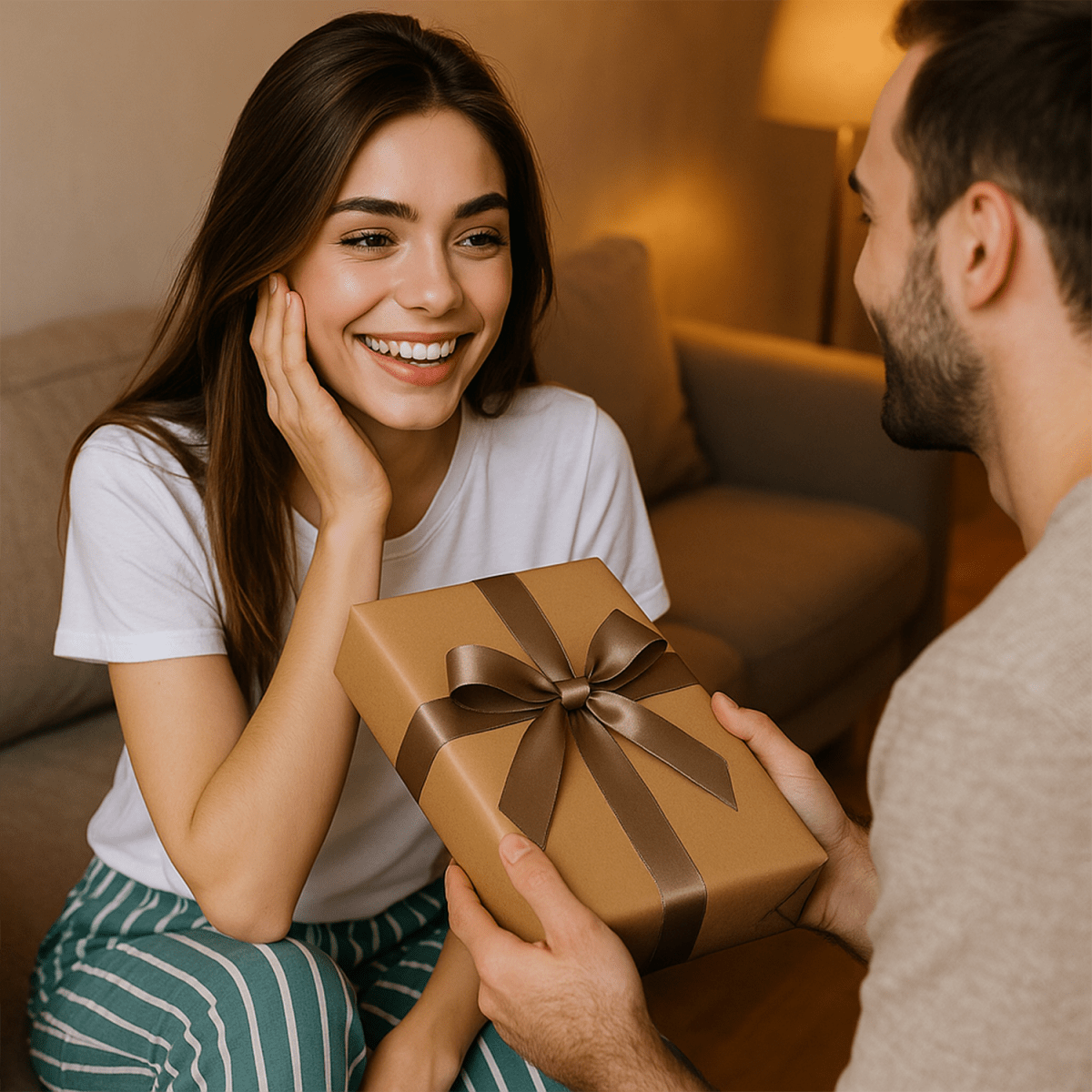 Portret dziewczyny z czarną panterą - druk na szkle, portret z Twojego zdjęcia - Wymaluj Prezent