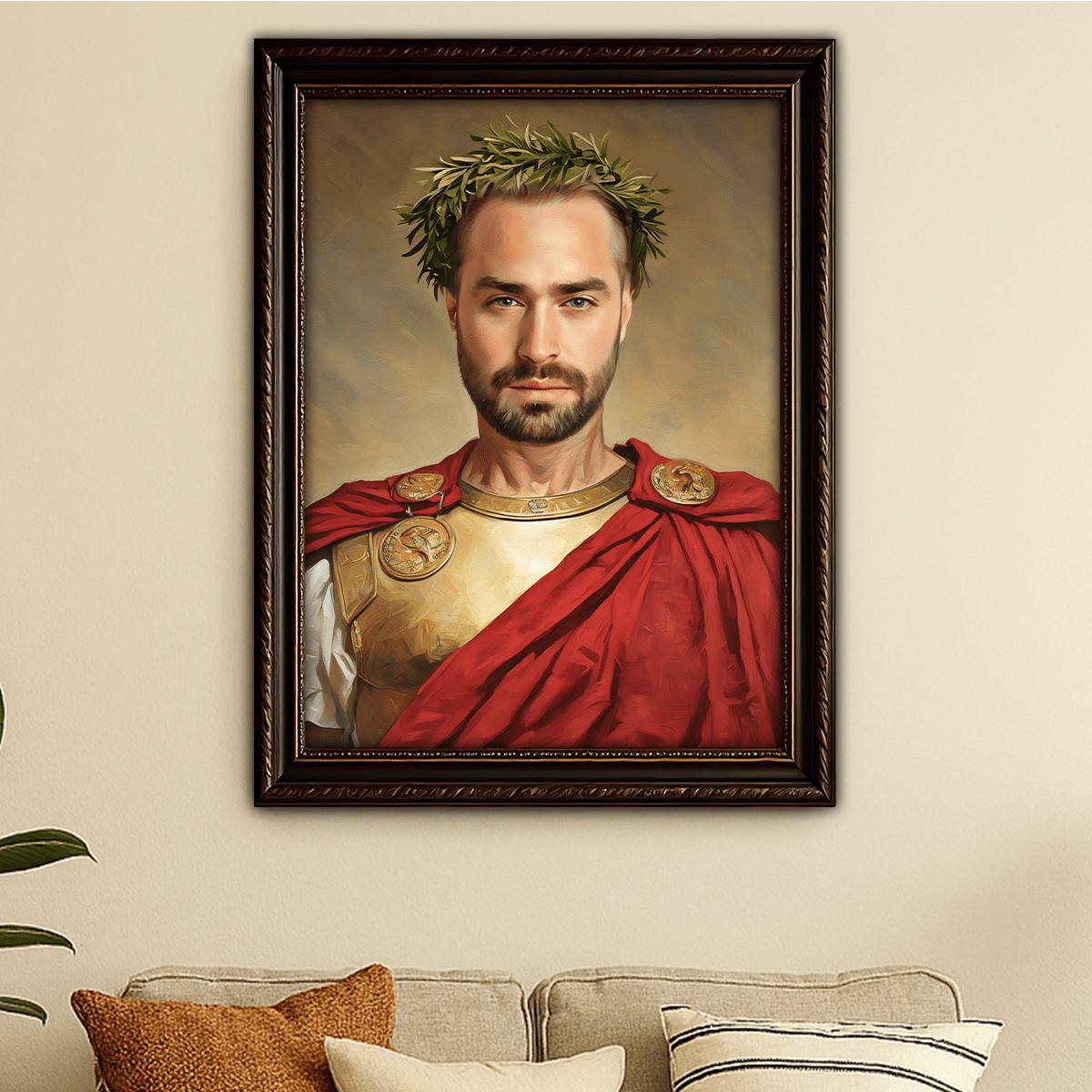 Image of Portret Juliusza Cezara - obraz na płótnie z Twojego zdjęcia - Wymaluj Prezent