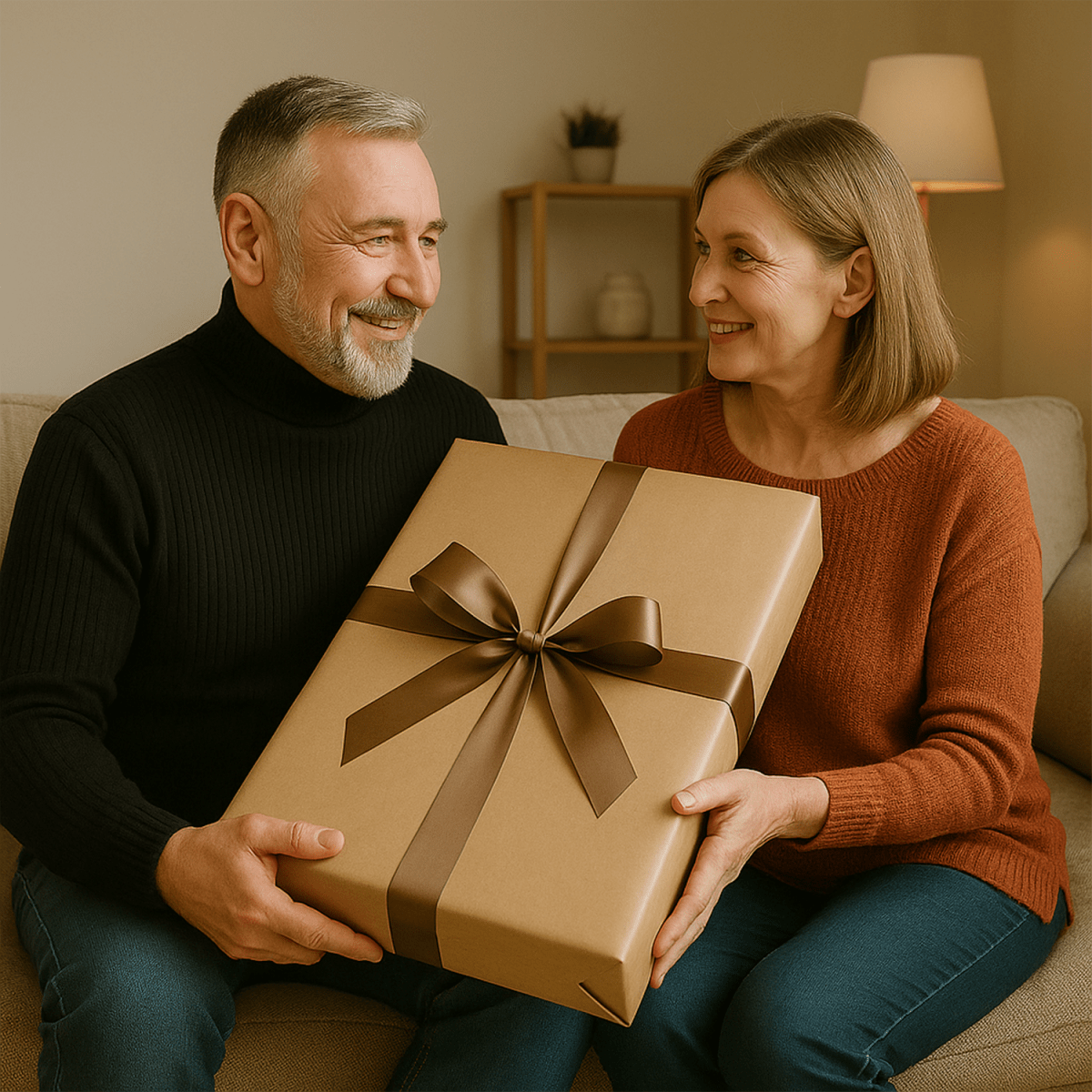 Portret mężczyzny na 50. - obraz na płótnie z Twojego zdjęcia - Wymaluj Prezent