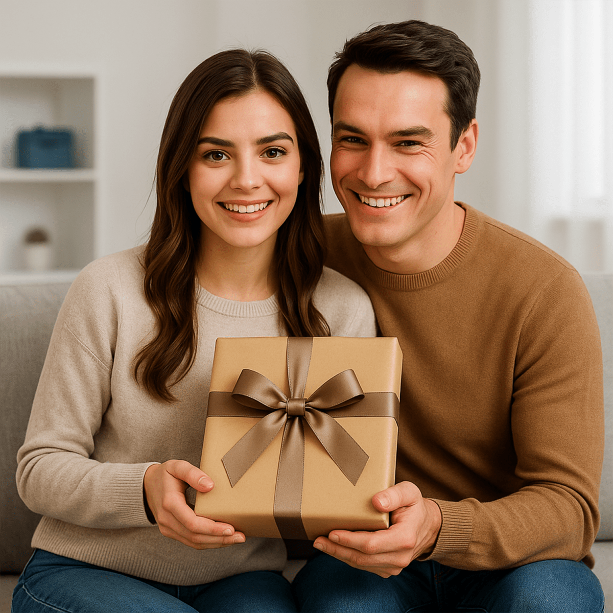 Portret na 15 rocznicę pary - druk na szkle, portret z Twojego zdjęcia - Wymaluj Prezent