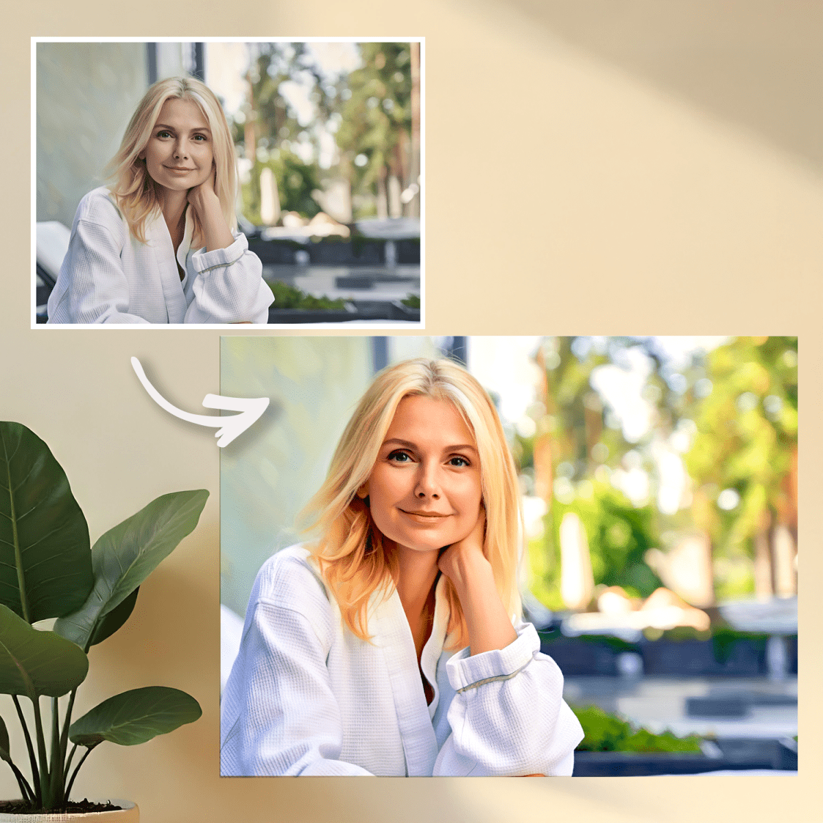 Image of Portret na 40 urodziny - druk na szkle, portret z Twojego zdjęcia - Wymaluj Prezent