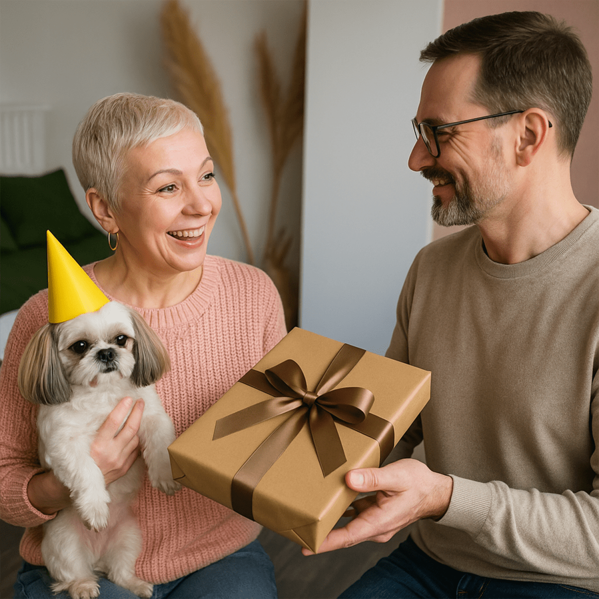 Image of Portret na 60 urodziny babci - druk na szkle, portret z Twojego zdjęcia - Wymaluj Prezent