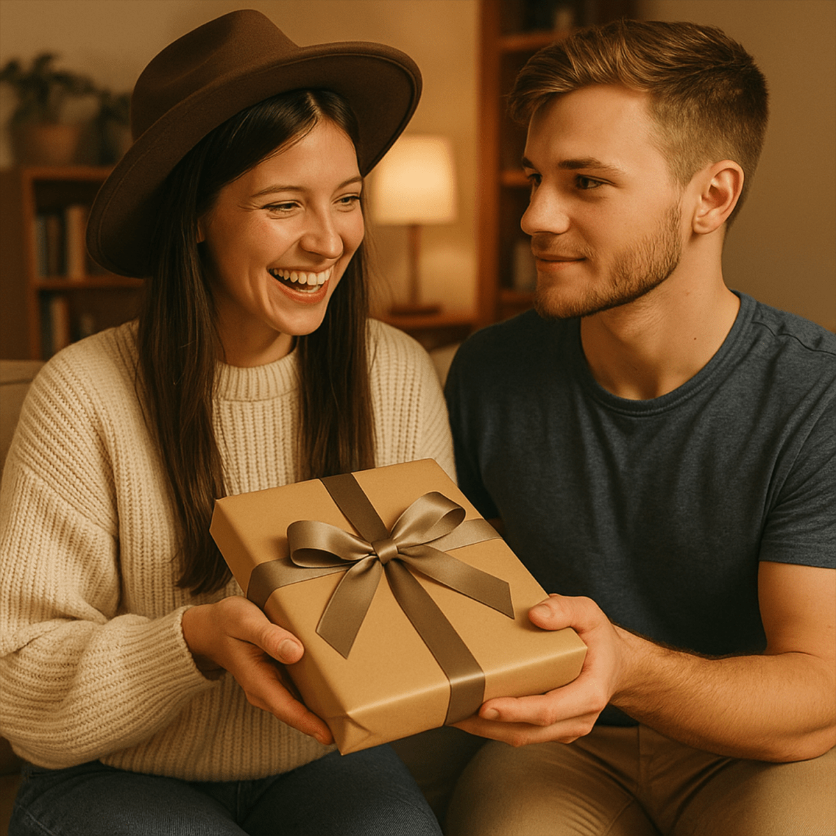 Image of Portret pary jak z Instagrama - druk na szkle, portret z Twojego zdjęcia - Wymaluj Prezent