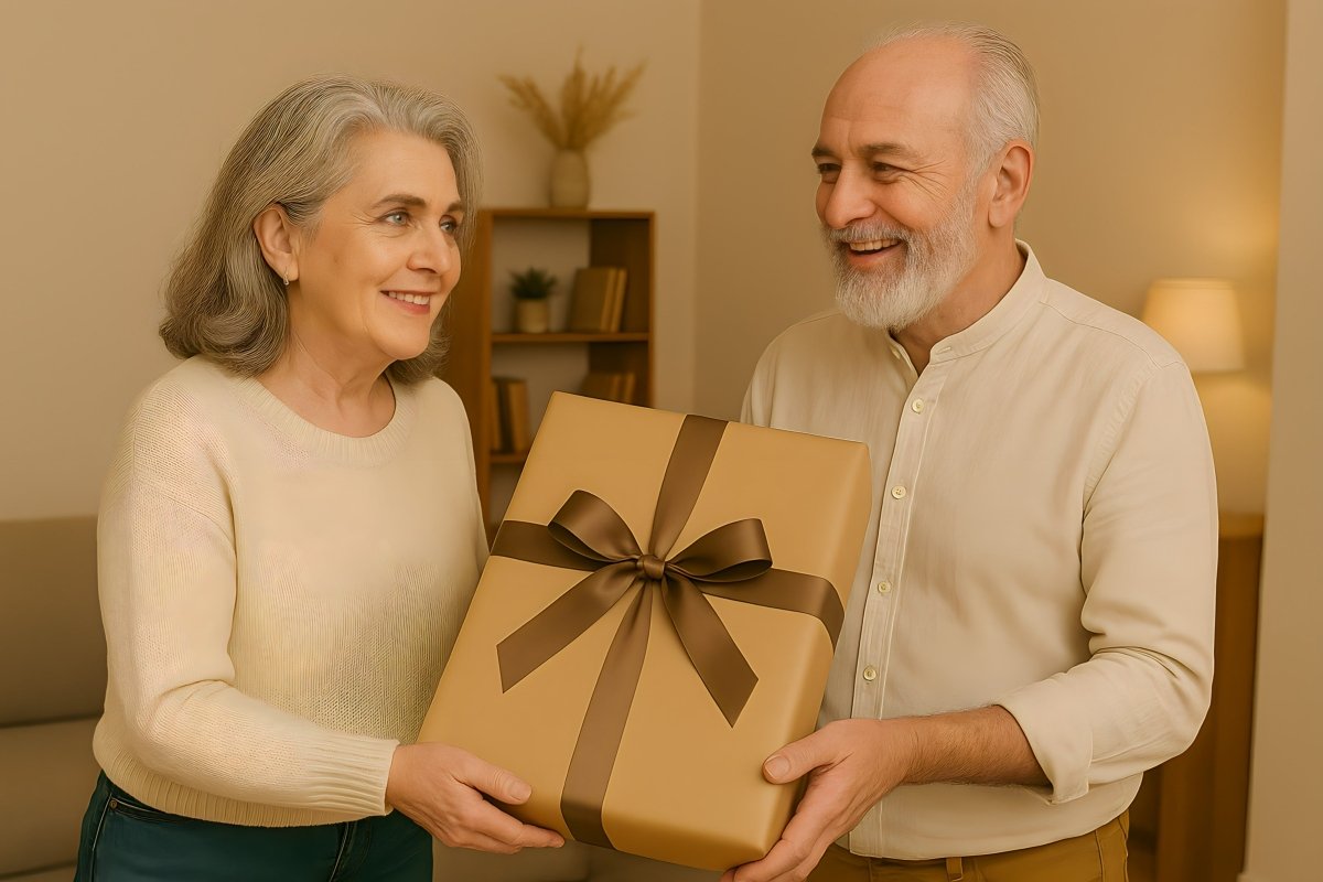 Image of Portret pary na traktorze - obraz na płótnie z Twojego zdjęcia - Wymaluj Prezent