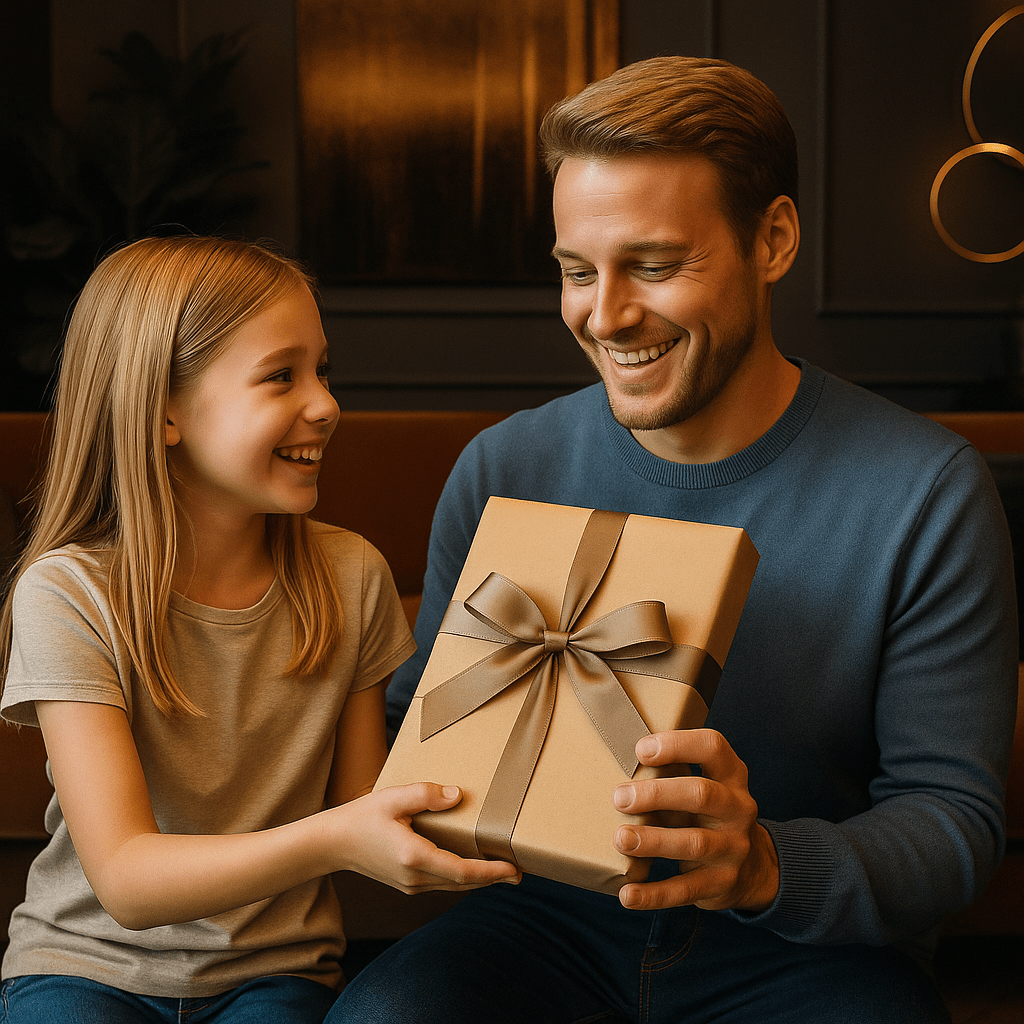 Portret taty z córką - druk na szkle, portret z Twojego zdjęcia - Wymaluj Prezent