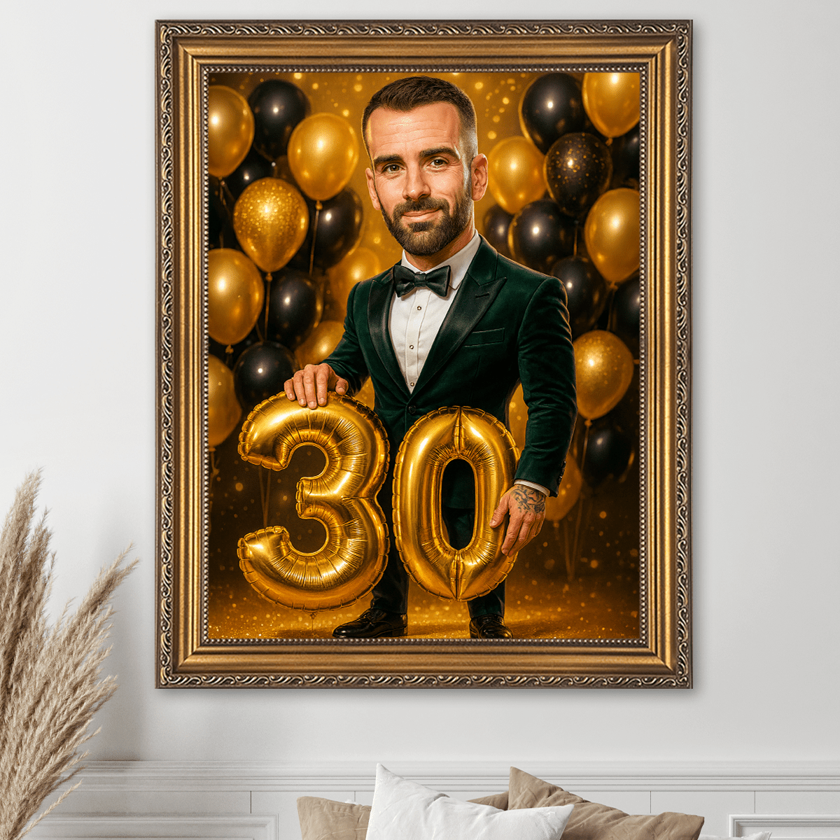 Image of Portret trzydziestolatka - obraz na płótnie z Twojego zdjęcia - Wymaluj Prezent